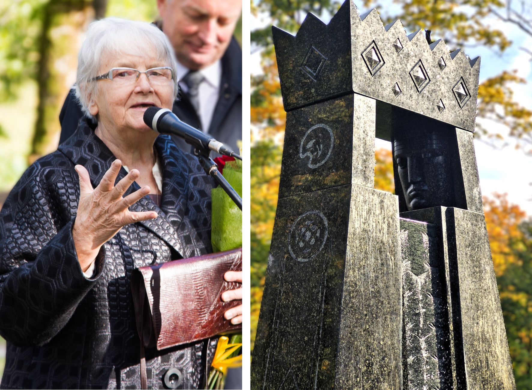 Mirė M. K. Čiurlionio skulptūros „Sakmė. Karaliai“ autorė