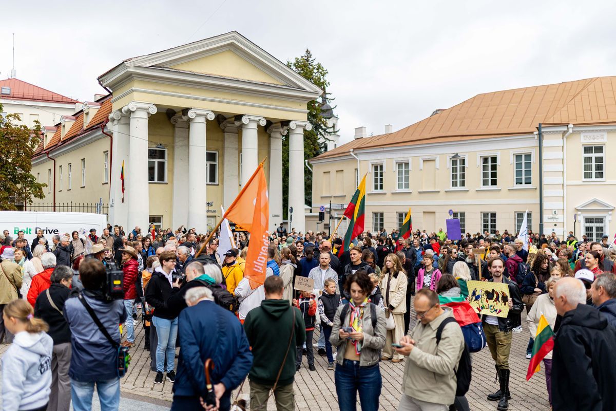 Sostinėje prasideda protestas „Gėdos diena“