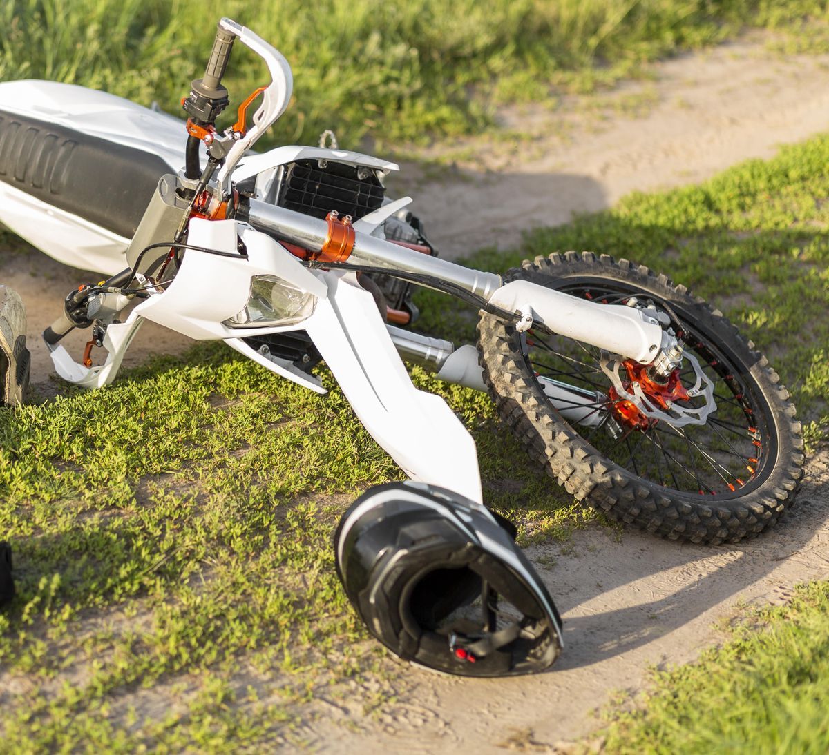 Nukentėjo motociklininkas