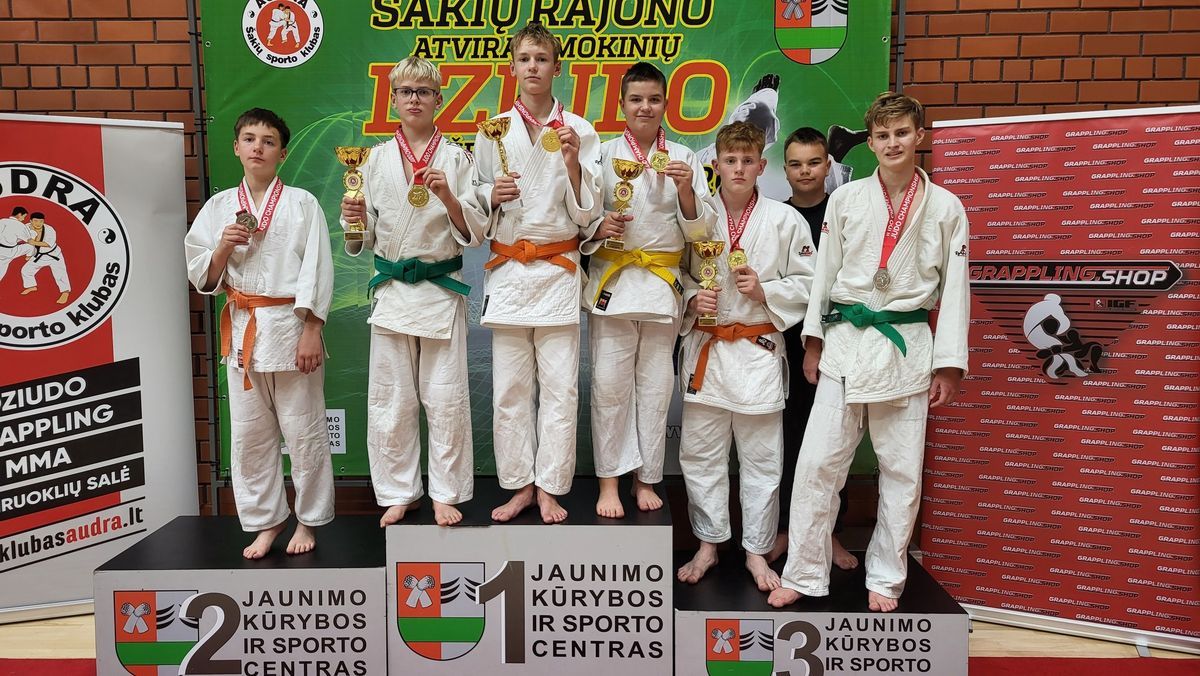 Plungės dziudo sportininkai – tarp čempionų