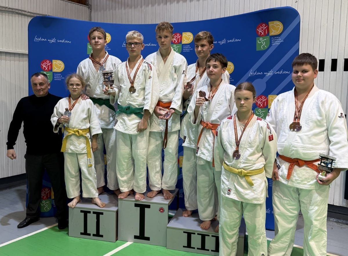 Spalis – sėkmingas mėnuo Plungės dziudo sportininkams