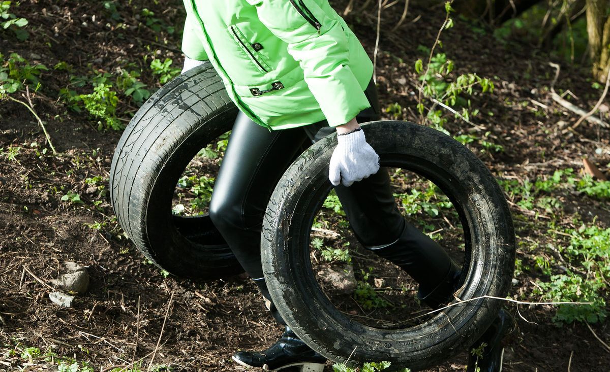 Už išmestas padangas – baudos iki 500 eurų