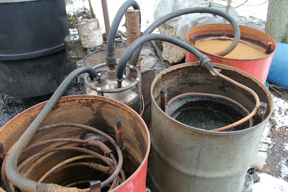 Nuteistas miške velnio lašus gaminęs vyriškis