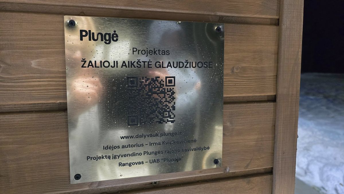 Žalioji aikštė Glaudžiuose – ketvirtasis dalyvaujamojo biudžeto projektas