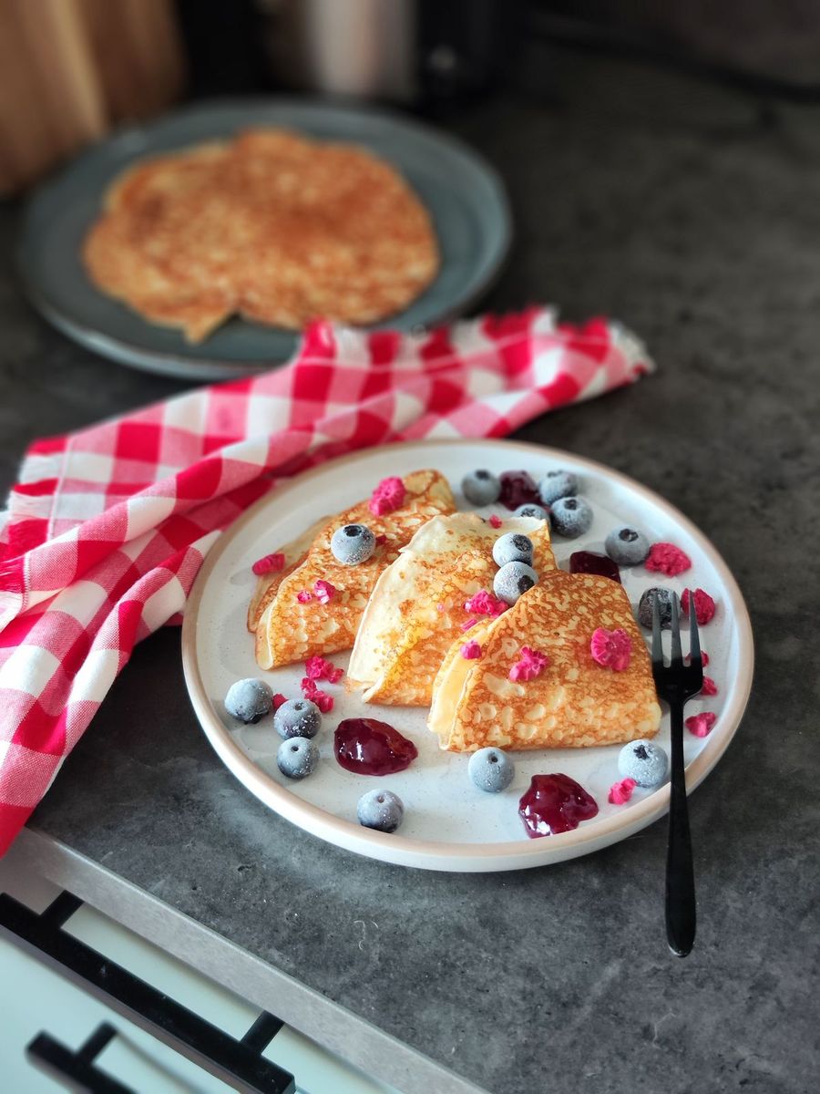 Baltyminiai lietiniai blynai