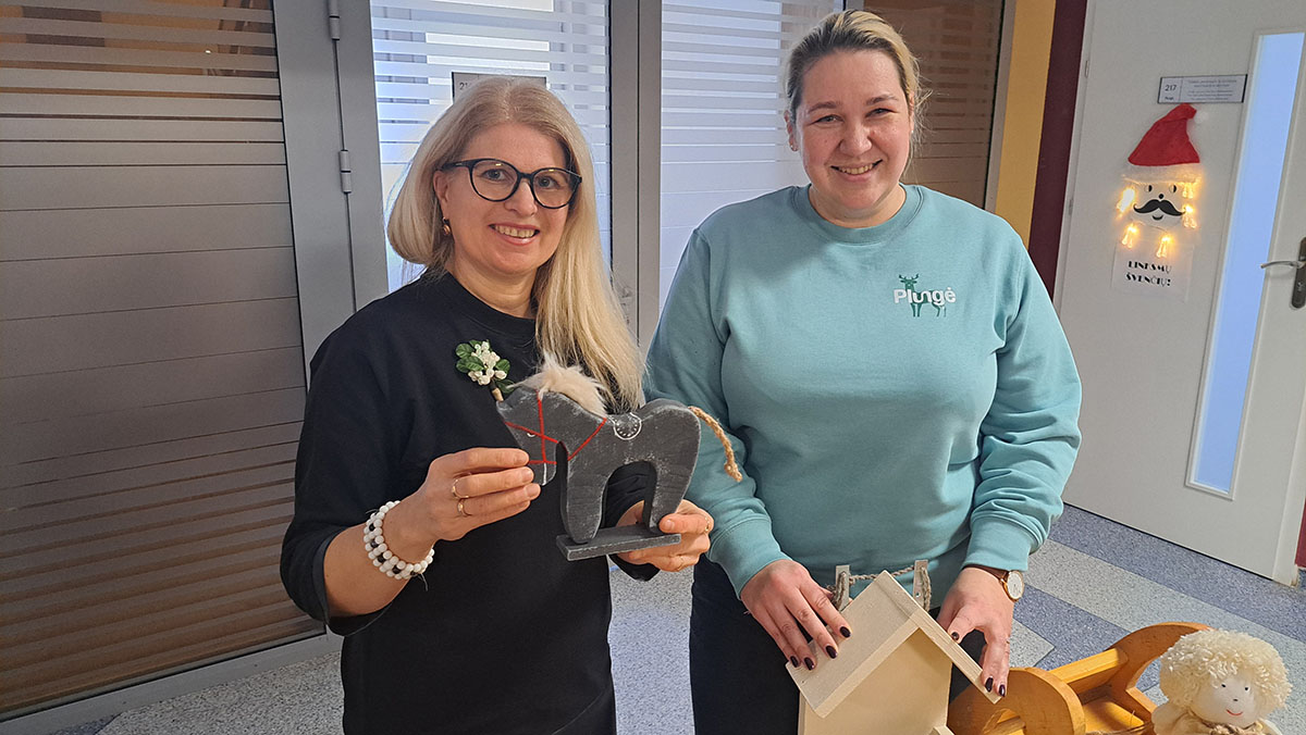 „Plun­gės kri­zių cent­ro žmo­nės – la­bai kū­ry­bin­gi“