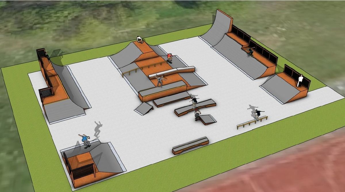 Planuose – jaunimo laukiamas riedlenčių parkas