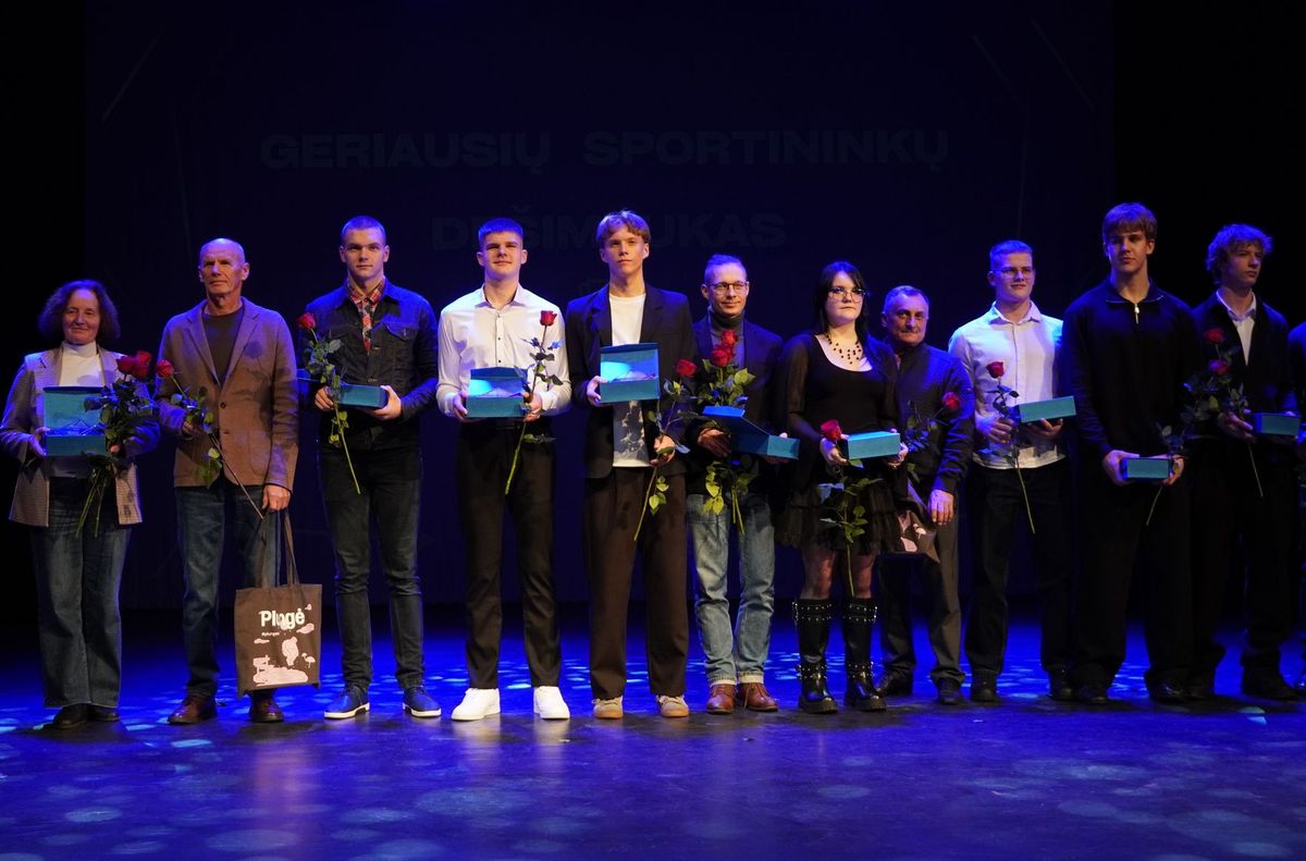 Pagerbti geriausi metų sportininkai ir jų treneriai