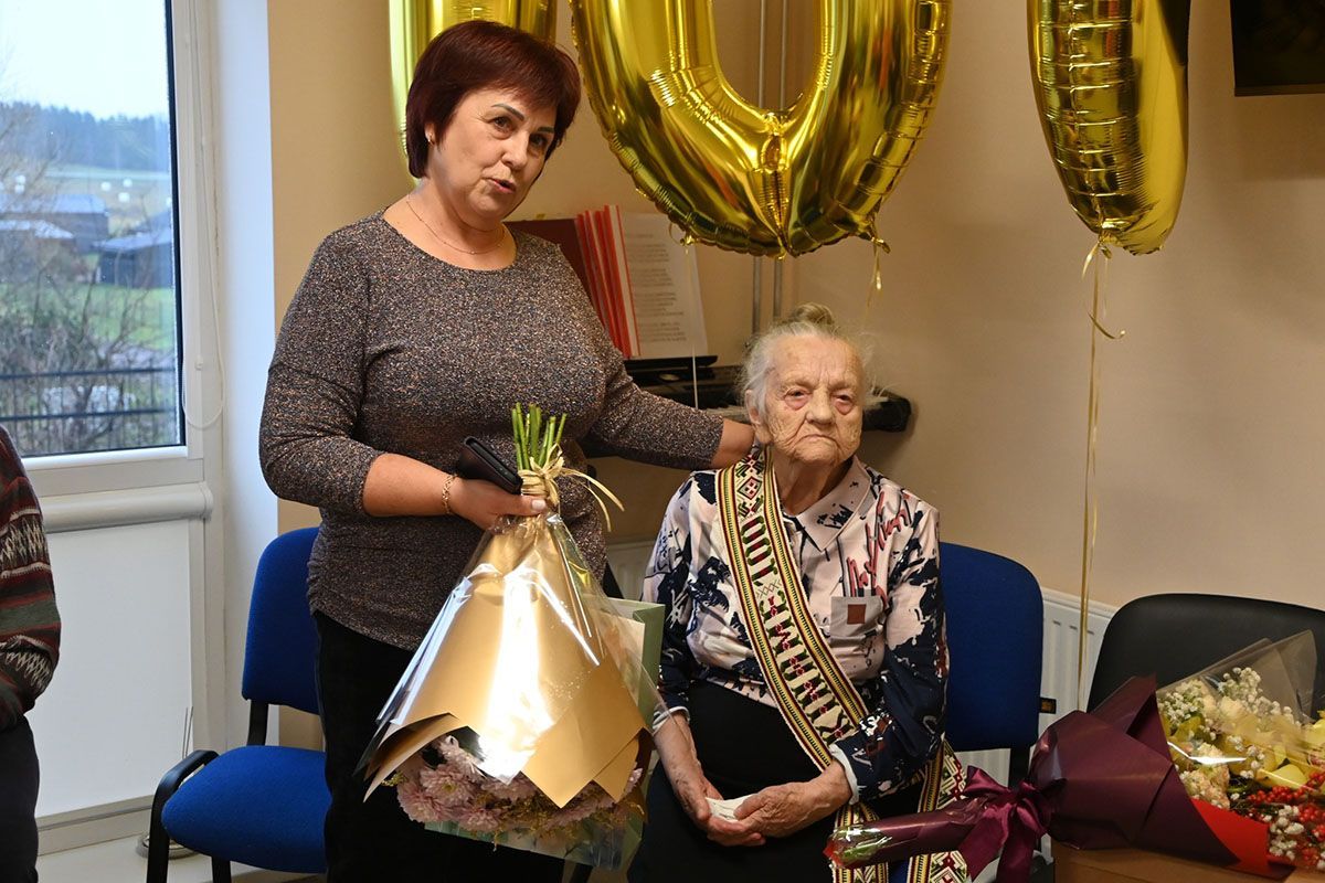 100-me­tis – iš­skir­ti­nė rie­ta­viš­kės Ma­ry­tės gy­ve­ni­mo die­na