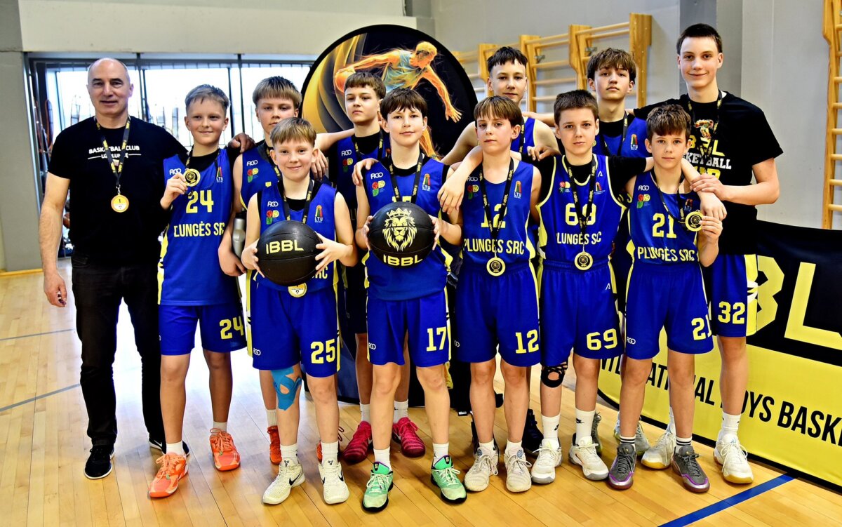 Plungės SRC U13 krepšininkai – tarptautinio turnyro nugalėtojai