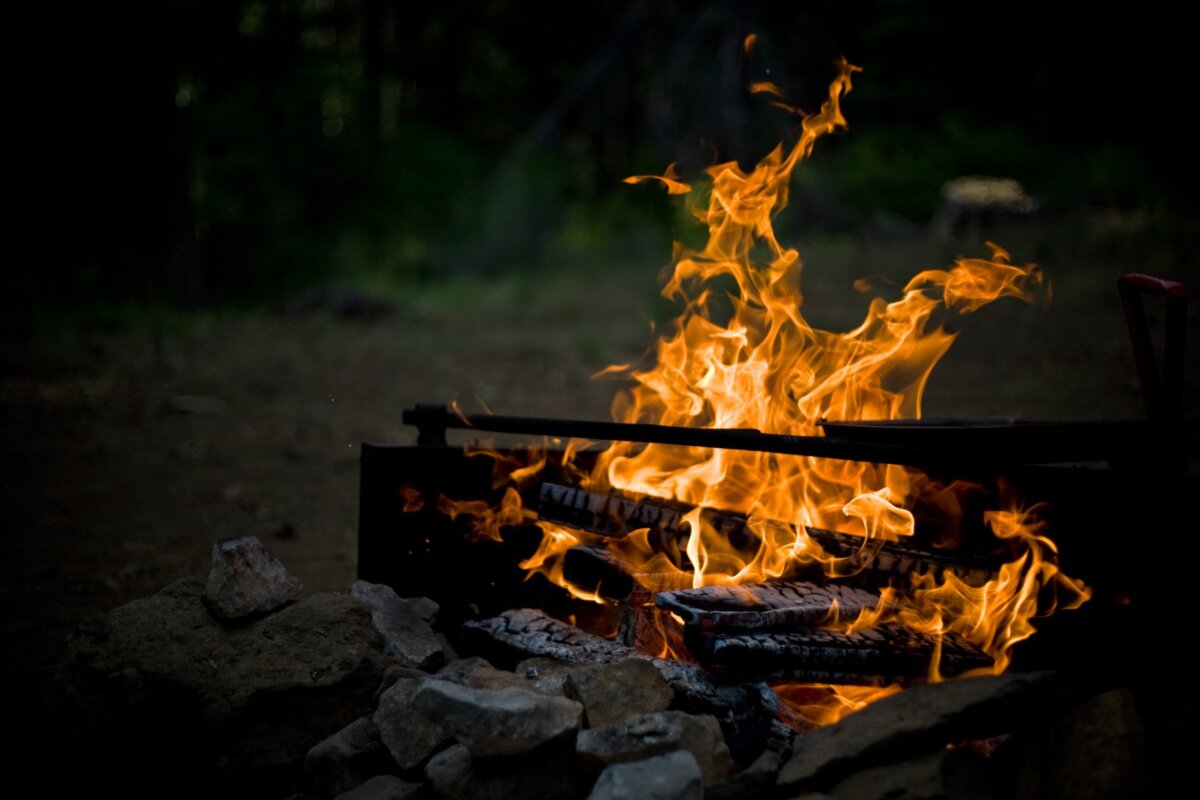 Jaunuolių linksmybes miške nutraukė gaisrininkai
