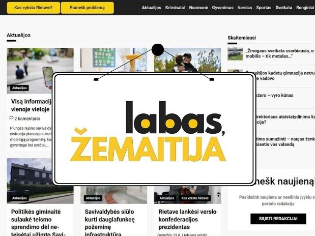 Augame kartu su savo skaitytojais: „Labas, Plunge“ tampa „Labas, Žemaitija“